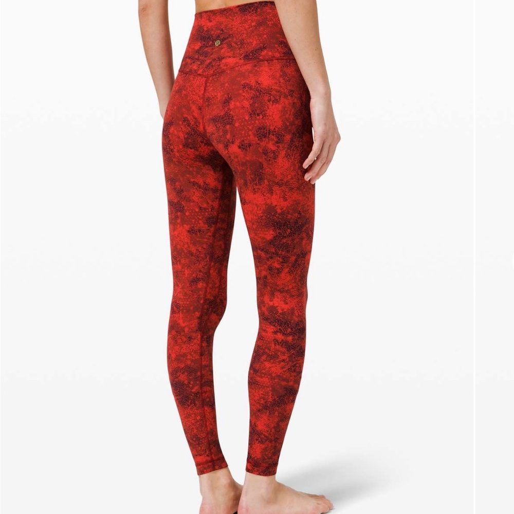 Lululemon Lululemon Align Pant Lunar New Year Intricate Oasis Love Red Multi